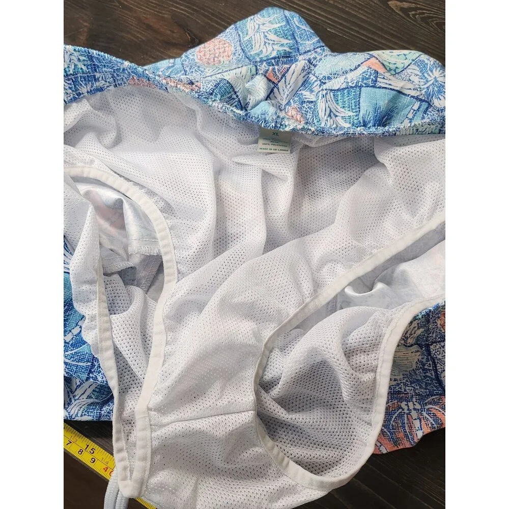 Caribbean‎ tropical print swim trunks XL